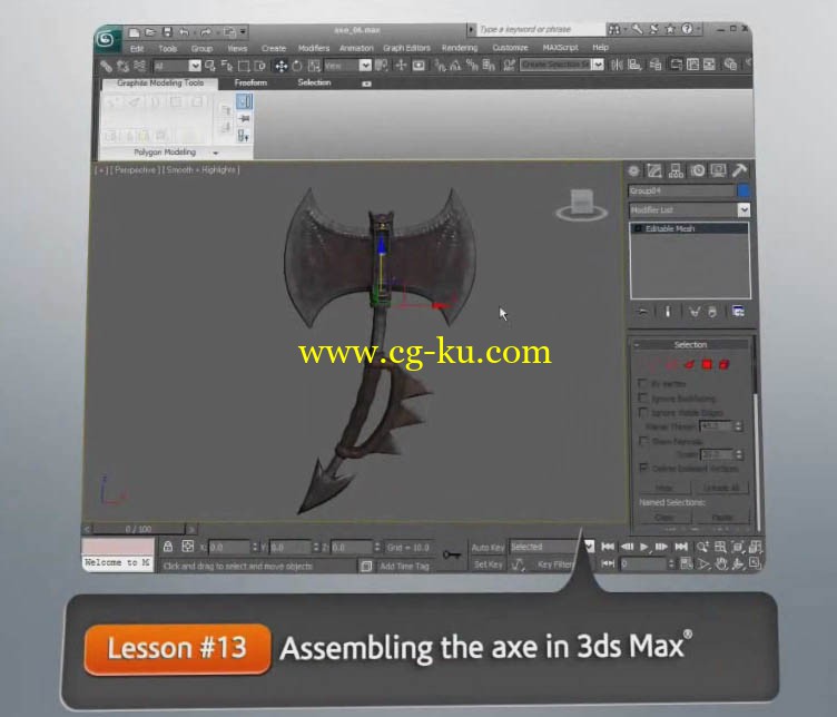 Digital Tutors - Creating Game Weapons in 3ds Max and ZBrush的图片1