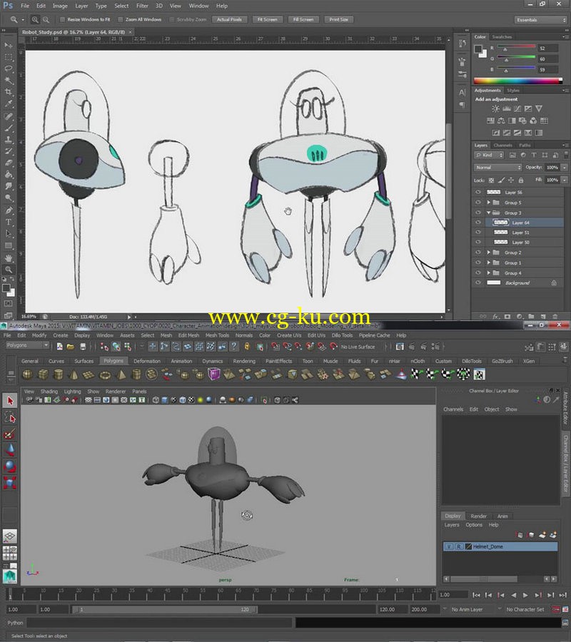 SkillShare - Beginners 3D Modeling in Maya Sketches Come to Life的图片1