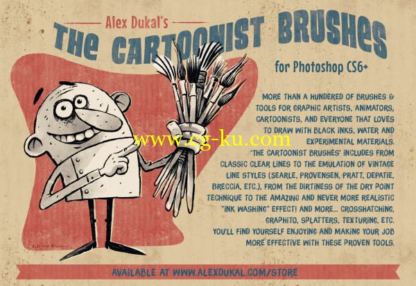 Alex Dukal's Cartoonist Brushes的图片1