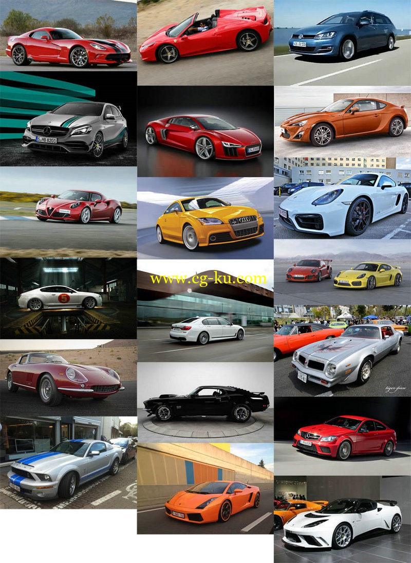3D Model Car Collection的图片1