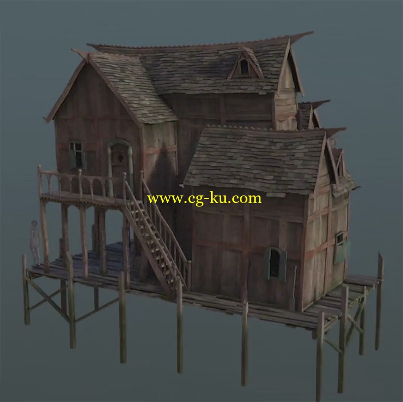 cmiVFX - Procedural Lake House Building Creation in Houdini的图片1