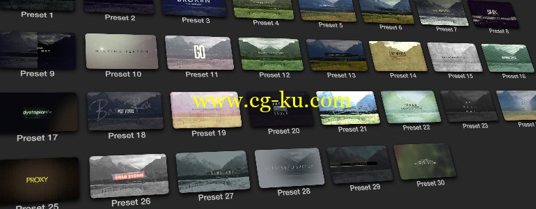 Pixel Film Studios - ProIntro Plugins Bundle的图片4