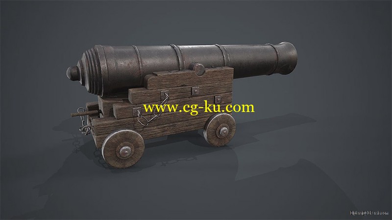 3DMotive - Cannon Texturing in Substance Volume 1+2的图片1