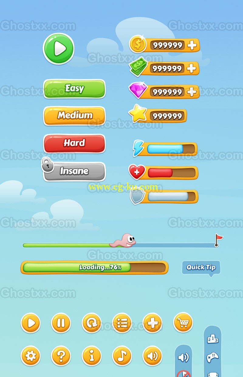 Mobile Game GUI的图片1