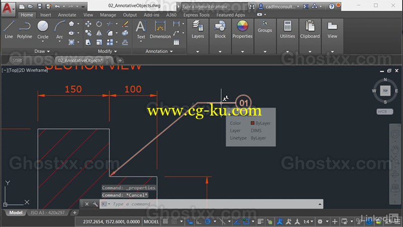 Lynda - AutoCAD Annotation Scaling in Drawings的图片1
