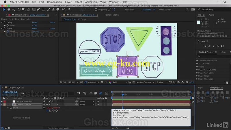 Lynda - After Effects Guru Creating Presets and Controllers的图片1