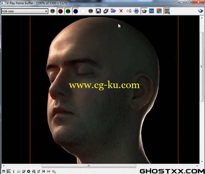 CGCookie - Human skin with VRay的图片1