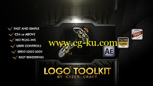 AE模板：高科技工业金属质感 LOGO 标志片头展示的图片1
