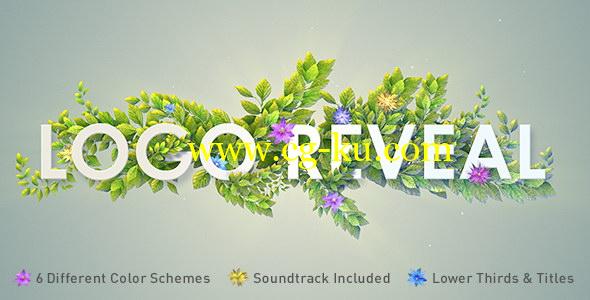 AE模板：植物生长花朵盛开 LOGO 展示片头 Nature Logo Reveal的图片1