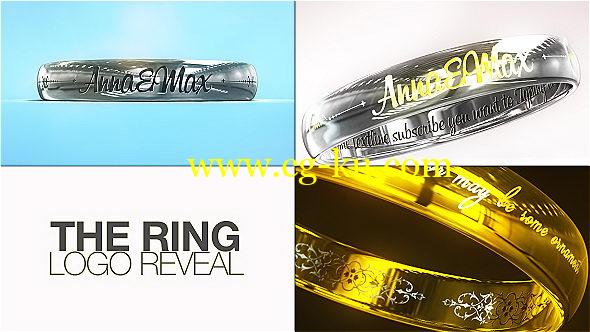 AE模板：浪漫三维戒指标题LOGO展示 The Ring Logo Reveal的图片1