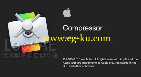 苹果视频压缩编码输出软件 Compressor 4.3（多国语言/含中文版）免费下载的图片1