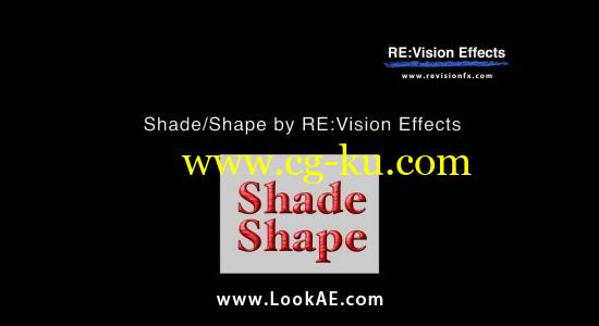 Ae/Pr 形状阴影效果插件 RevisionFX ShadeShape 4.2.3 Win/Mac的图片1