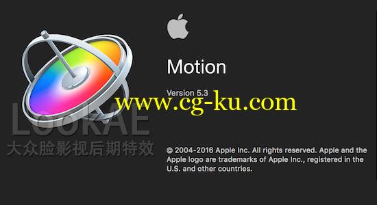 苹果视频制作编辑软件 Motion 5.3.2（英/中文版）免费下载的图片1