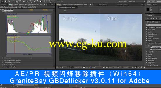Ae/Pr 视频闪烁移除插件 GraniteBay GBDeflicker v4.2.0的图片1