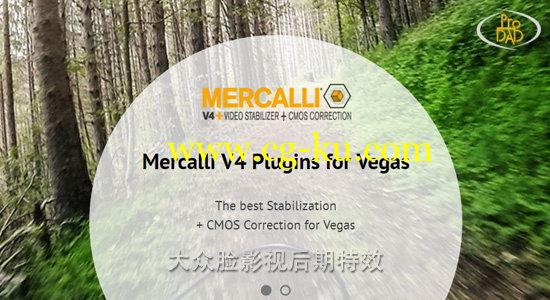 Vegas 视频稳定防抖画面修复插件 proDAD Mercalli v4.0.471 CE的图片1