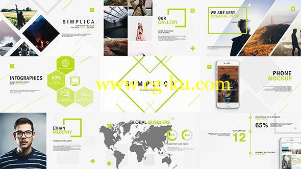 AE模板：现代简洁公司企业商务展示介绍宣传包装 Simplica // Business Template的图片1