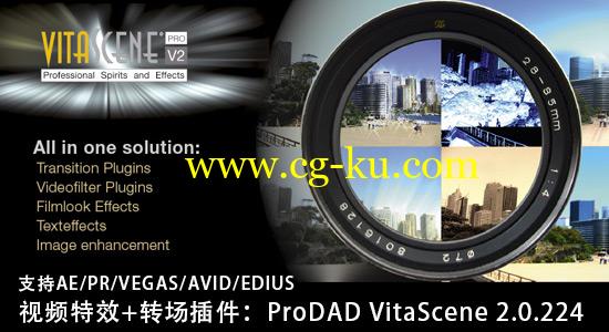 视频特效+转场插件包 proDAD VitaScene V2.0.251 （多软件支持）的图片1