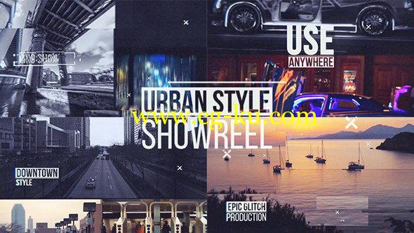 AE模板：科技感城市宣传片动画展示 Urban Showreel的图片1