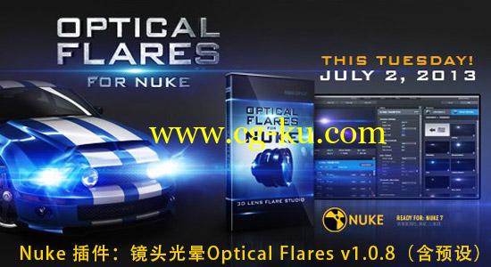 Nuke 插件：镜头光晕 Optical Flares v1.0.86（含预设）Win/Mac/Linux的图片1
