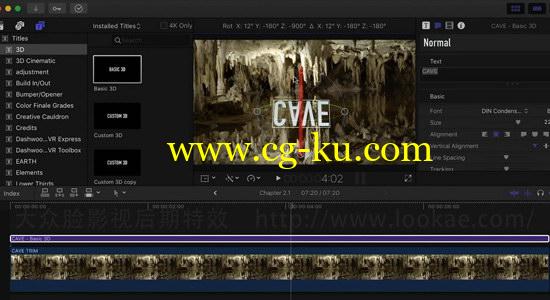 FCPX教程：创建文字标题和特效 Final Cut Pro X Guru: Titles and Effects的图片1