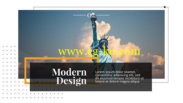AE模板：时尚简洁图文介绍展示动画 Modern & Clean Presentation的图片1