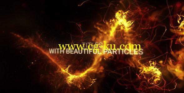 AE模板：漂亮抽象粒子文字标题片头 Abstract Particles Titles Trailer的图片1