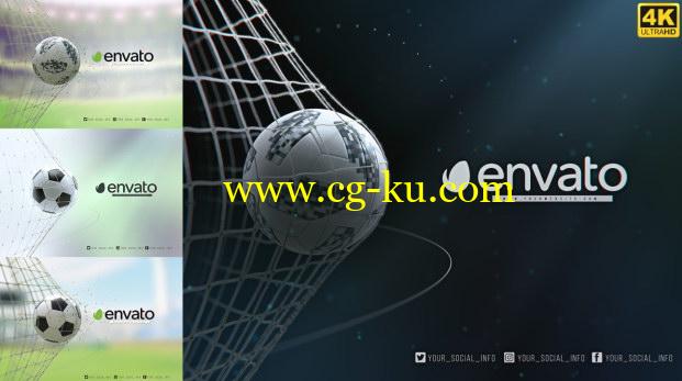 AE模板：足球开场动画LOGO标志片头 Football Goal – Soccer的图片1