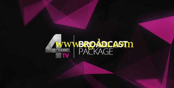 AE模板：广播电视界面栏目包装 4TV Broadcast Package的图片1
