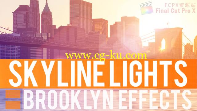 FCPX插件：自定义镜头耀斑光晕工具 BE-Skyline Lights的图片1