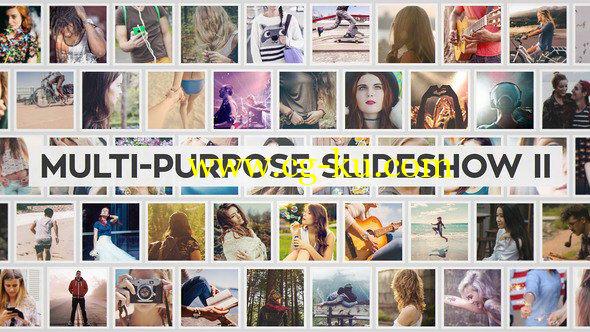 AE模板：多图片排列幻灯片展示 Multi-Purpose Slideshow II的图片1