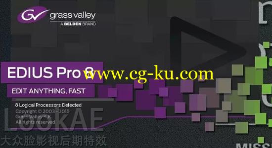 专业非线性视频编辑剪辑软件 Grass Valley EDIUS Pro 8.5.3.3573 中文永久注册破解版的图片1