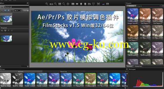 Ae/Pr/Ps 胶片模拟调色插件 DFT-FilmStocks v1.5 Win版32/64位的图片1