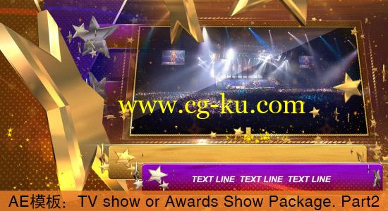 AE模板：颁奖晚会栏目包装 TV show or Awards Show Package Part2的图片1