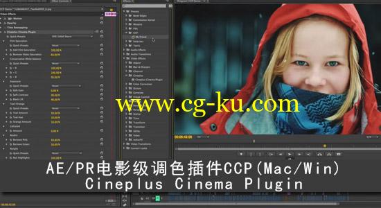 AE/PR电影级调色插件CCP Cineplus Cinema Plugin（Mac/Win）的图片1