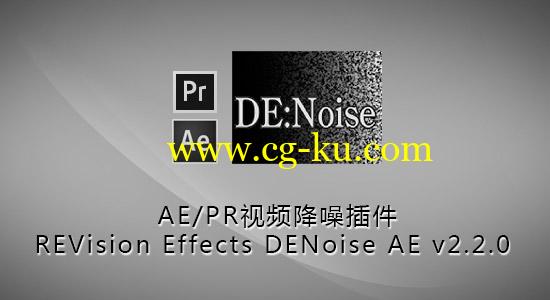 AE/PR降噪插件：REVision Effects DENoise AE v2.2.0（Win64）的图片1