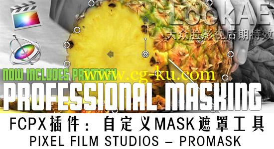 FCPX插件：自定义MASK遮罩工具 PIXEL FILM STUDIOS – PROMASK的图片1