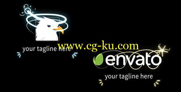 AE模板-MG二维光线动画LOGO展示 Videohive-Glowing Line Logo Reveal的图片1