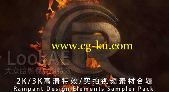 2K/3K高清特效/实拍视频素材合辑Rampant Design Elements Sampler Pack的图片1