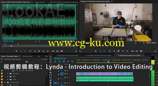 视频剪辑学习教程：Lynda – Introduction to Video Editing的图片1