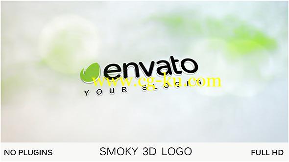 AE模版：三维烟雾LOGO标志片头演绎 Smoky 3D Logo的图片1