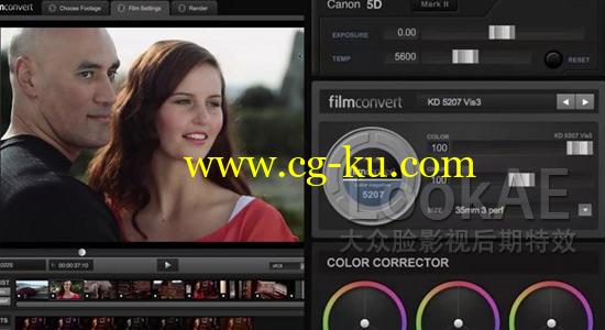 AE/PR数字转胶片调色插件 FilmConvert Pro 2.30+全摄像机预设包（Win64）的图片1