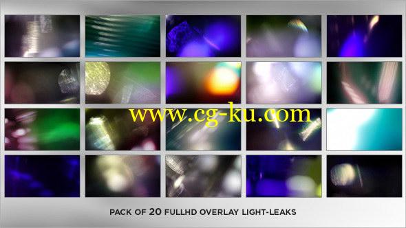 视频素材：20组真实唯美镜头光晕光斑 Real Elegance Light Leaks (20-Pack)的图片1