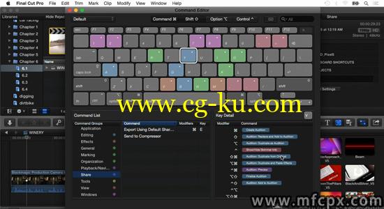 FCPX教程：键盘快捷键设置编辑教程 Lynda-Final Cut Pro X Guru: Keyboard Shortcuts的图片1