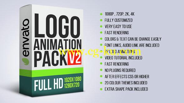 AE模板：27种明亮简洁 LOGO 标志动画展示片头 V2的图片1