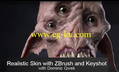 Realistic Skin with ZBrush and Keyshot with Dominic Qwek的图片1