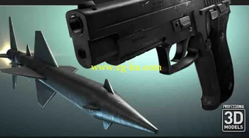 AK出品Projectiles_Weapons_3D武器包的图片1