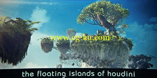 Floating islands of Houdini- 3 parts的图片1