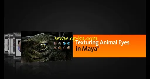 Maya动物眼睛纹理制作视频教程的图片1