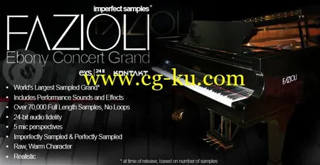 Imperfect Samples Fazioli Ebony Concert Grand Complete Edition EXS24 KONTAKT (Repost)的图片1