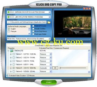 1CLICK DVD Copy Pro 4.3.1.3 DVD复制工具的图片2